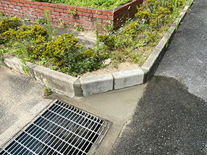 地先ブロック修復  after